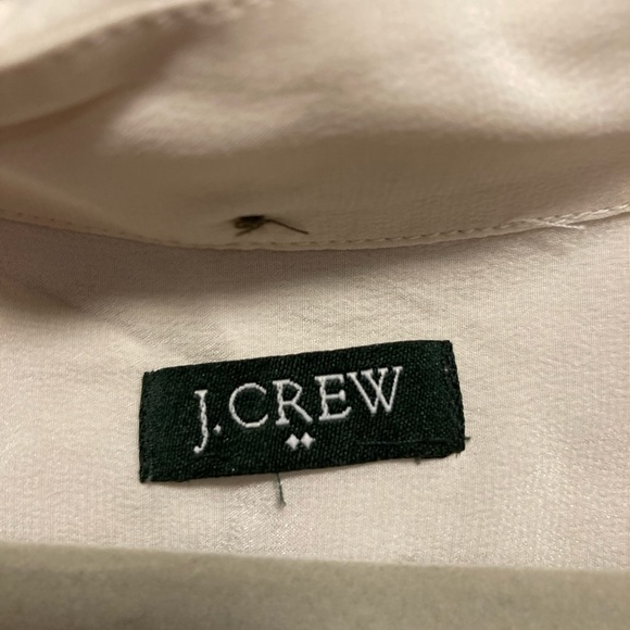 J. Crew Utility blouse, warm white, large - Picture 3 of 3